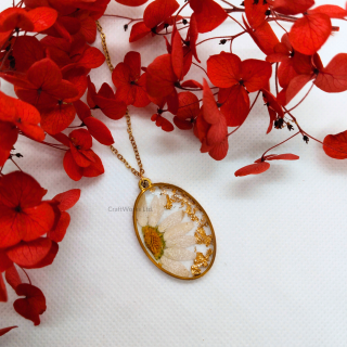 Resin Daisy Locket
