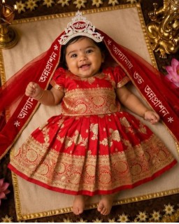 হ্যান্ডপেইন্ট বেবী শাড়ি