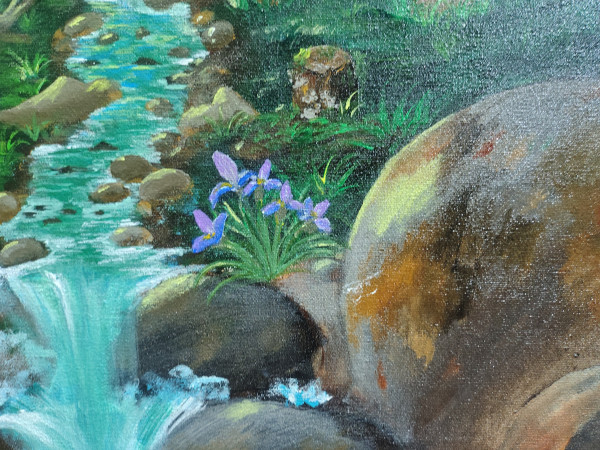 Canvas painting (The Untamed Rivalry)