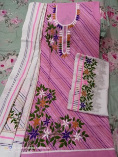 হ্যান্ড এমব্রয়ডারী থ্রি- পিছ
