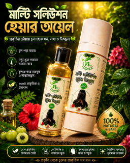 মাল্টি সলিউশন হেয়ার অয়েল