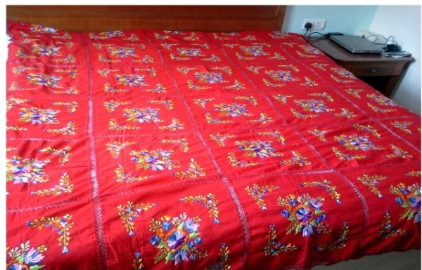 Hand Stich Bed Sheet
