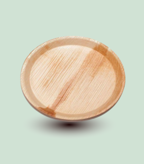 En-Green 10″ Round Shaped Eco-friendly Areca Leaf Disposable Plate
