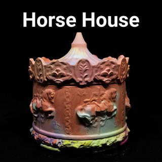 Horse House Flower Pot