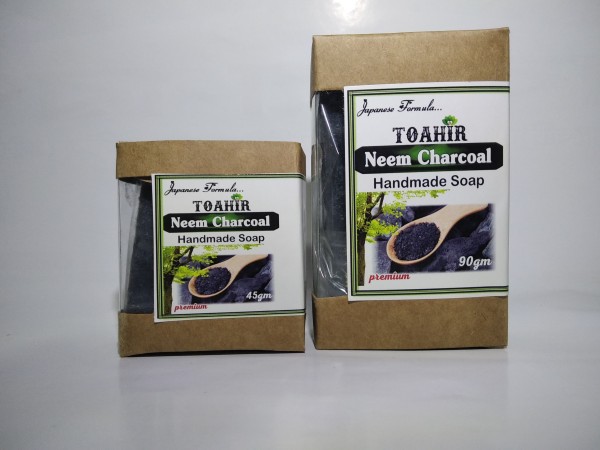 ত্বহির নিম চারকোল হ্যান্ডমেইড সাবান - Toahir Neem Charcoal Handmade Soap